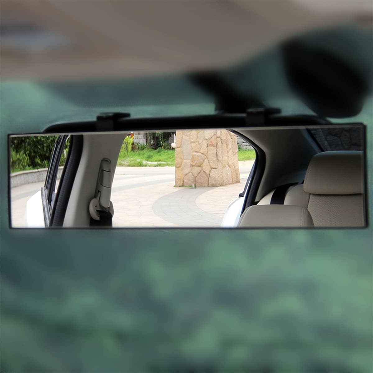 HD Wide-Angle Rearview Mirror – Universal Clip-On Panoramic Mirror