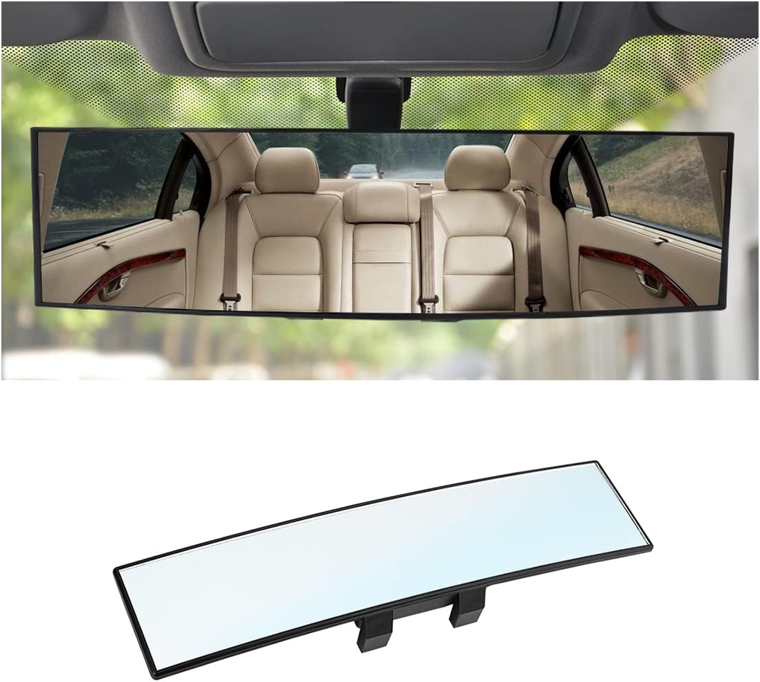 HD Wide-Angle Rearview Mirror – Universal Clip-On Panoramic Mirror