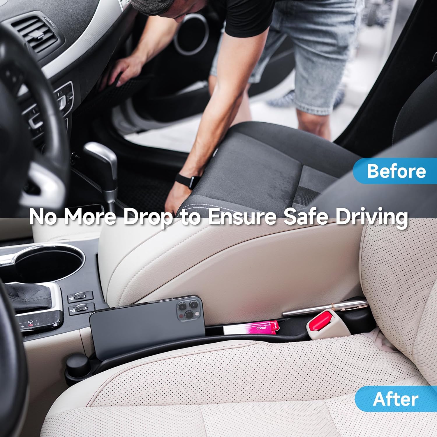 Car Seat Gap Filler – 2 Pack